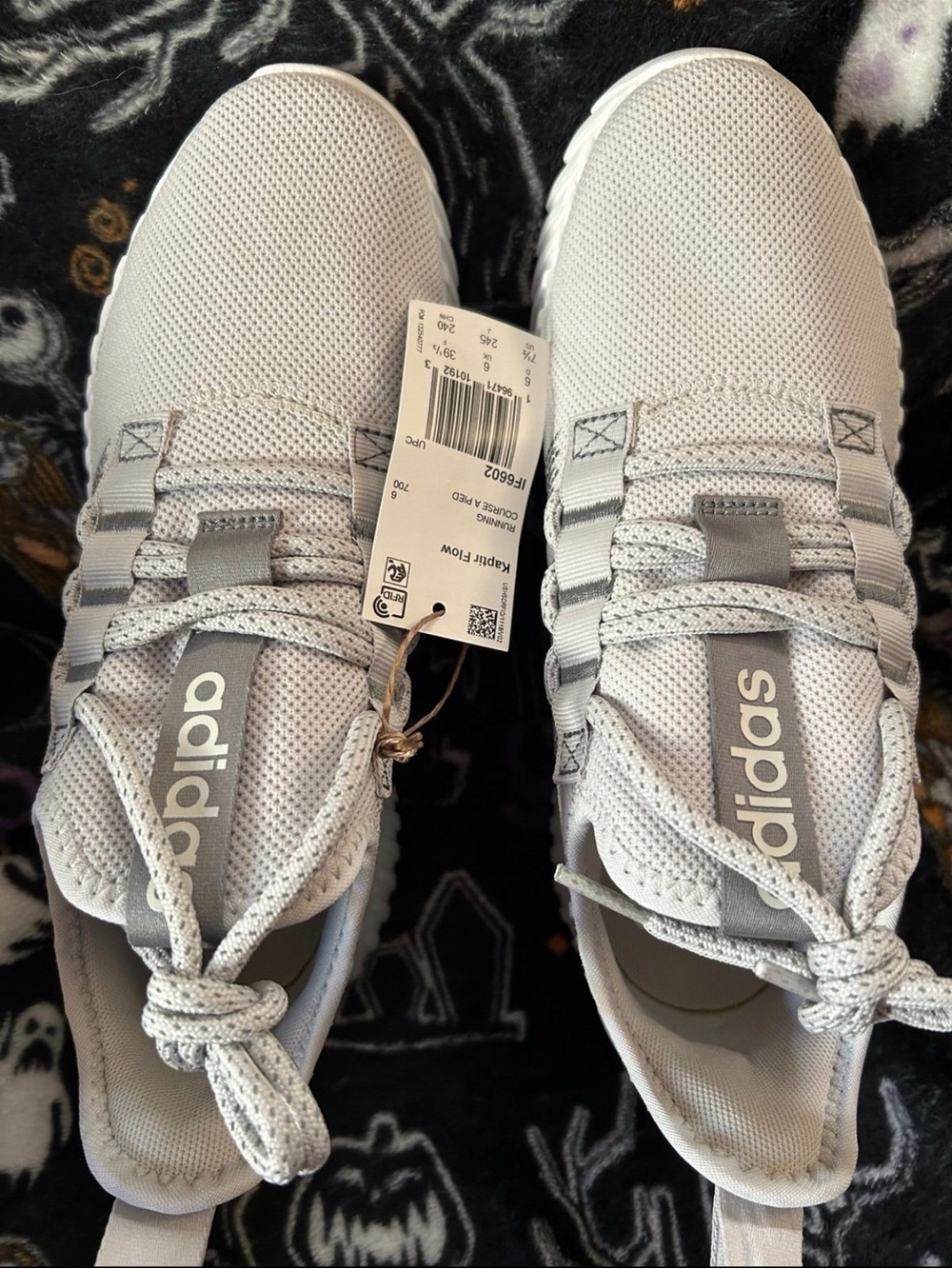 ADIDAS KAPTIR FLOW Light Gray Mesh Trainer Sneakers
